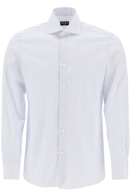 ZEGNA Striped Shirt With French Collar