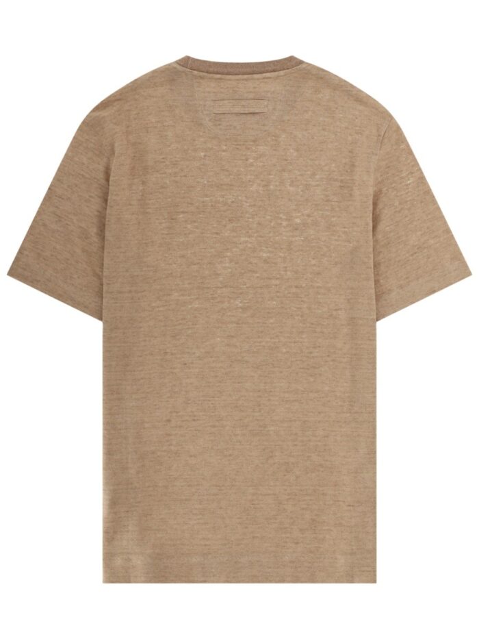 Zegna T-SHIRT "OASI" IN LINO