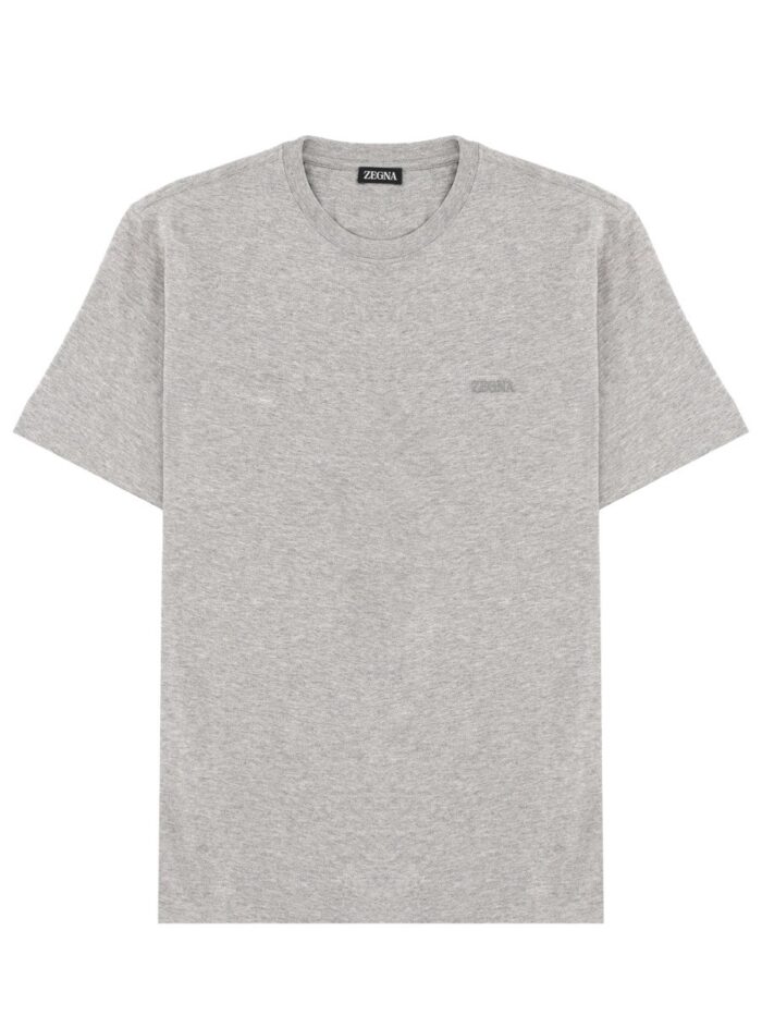 zegna t shirt with logo Zegna T-SHIRT WITH LOGO