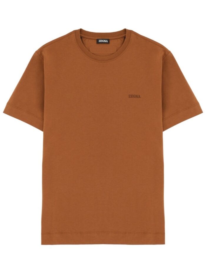 zegna t shirt with logo Zegna T-SHIRT WITH LOGO