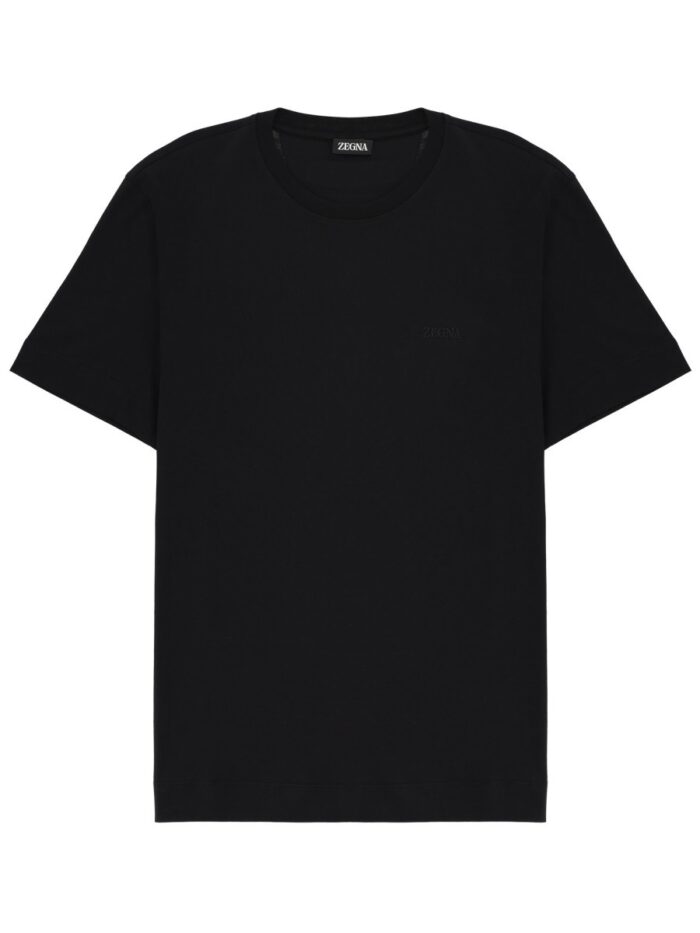 zegna t shirt with logo Zegna T-SHIRT WITH LOGO
