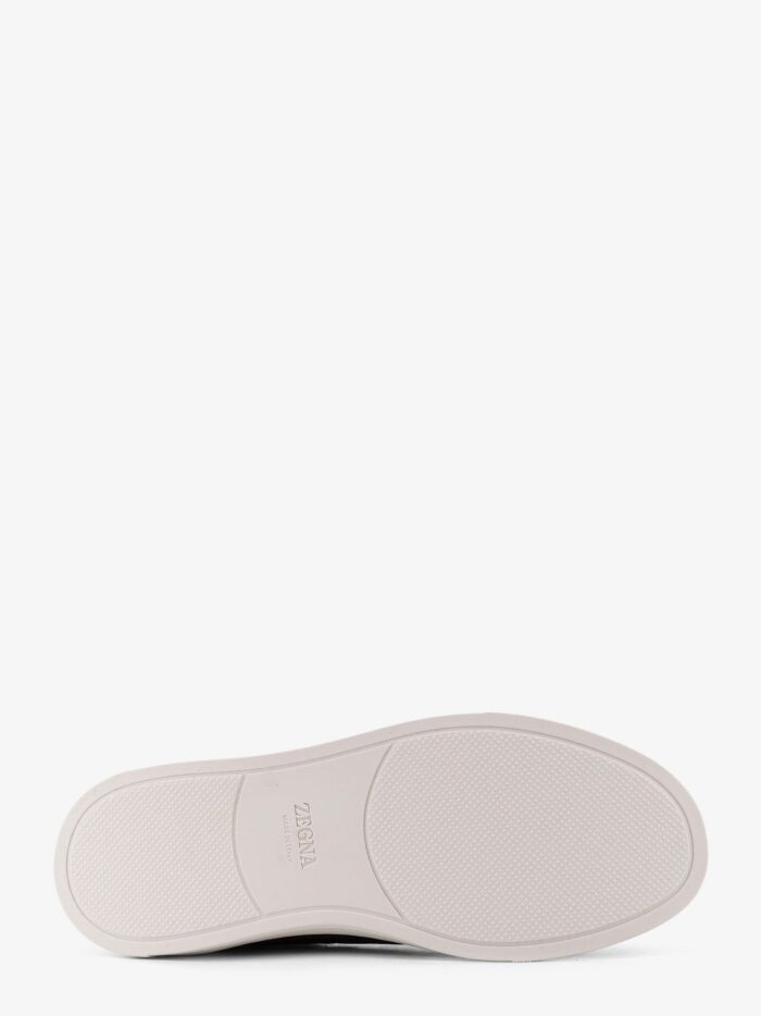zegna triple stitch low top leather sneakers Zegna Triple Stitch Low-top Leather Sneakers