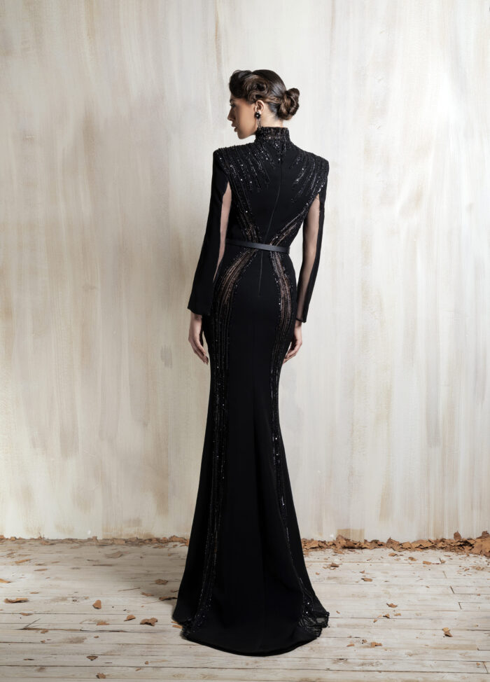 Ziad Nakad Black Mermaid Gown