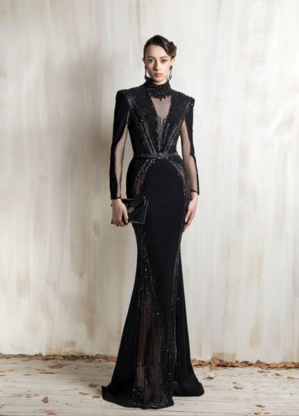 Ziad Nakad Black Mermaid Gown