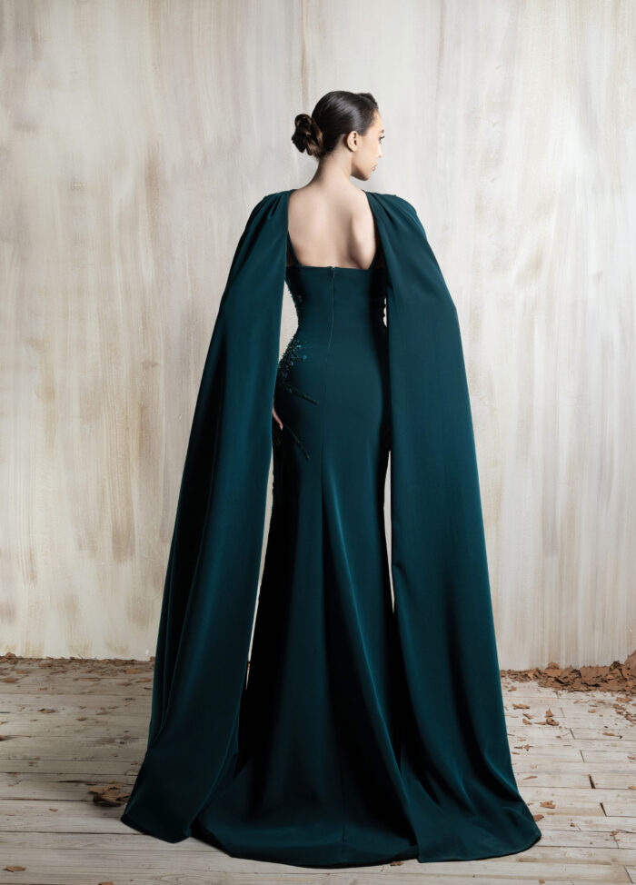 Ziad Nakad Emerald Halter Gown