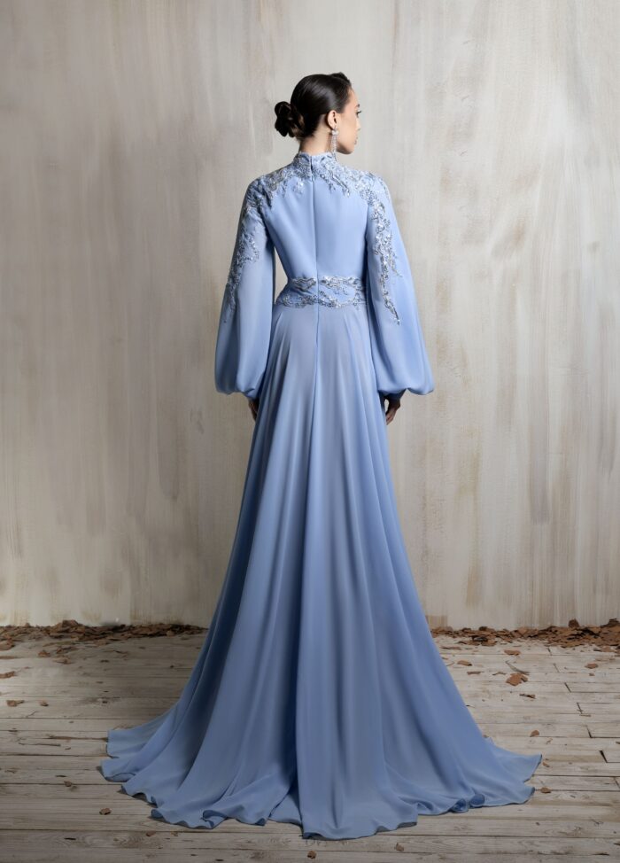 Ziad Nakad Powder Blue Gown