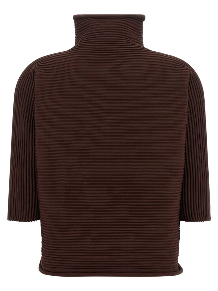 PLEATS PLEASE ISSEY MIYAKE 'Zig Zag Knit' Blouse
