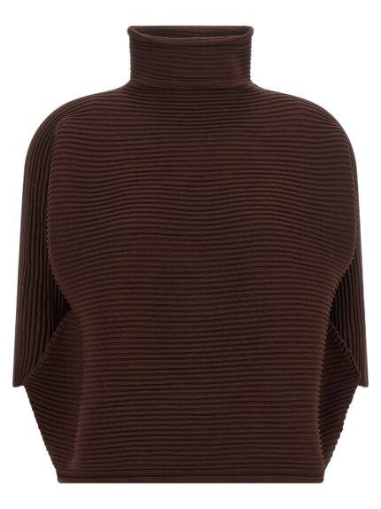 PLEATS PLEASE ISSEY MIYAKE 'Zig Zag Knit' Blouse