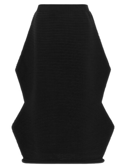 PLEATS PLEASE ISSEY MIYAKE 'Zig Zag Knit' Skirt