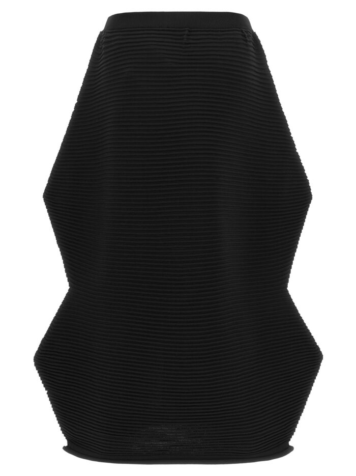 PLEATS PLEASE ISSEY MIYAKE 'Zig Zag Knit' Skirt