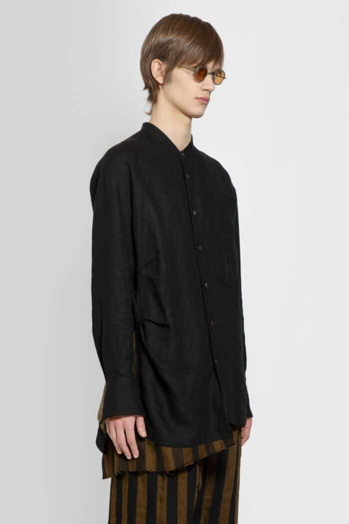 ZIGGY CHEN Asymmetric Collage Shirt