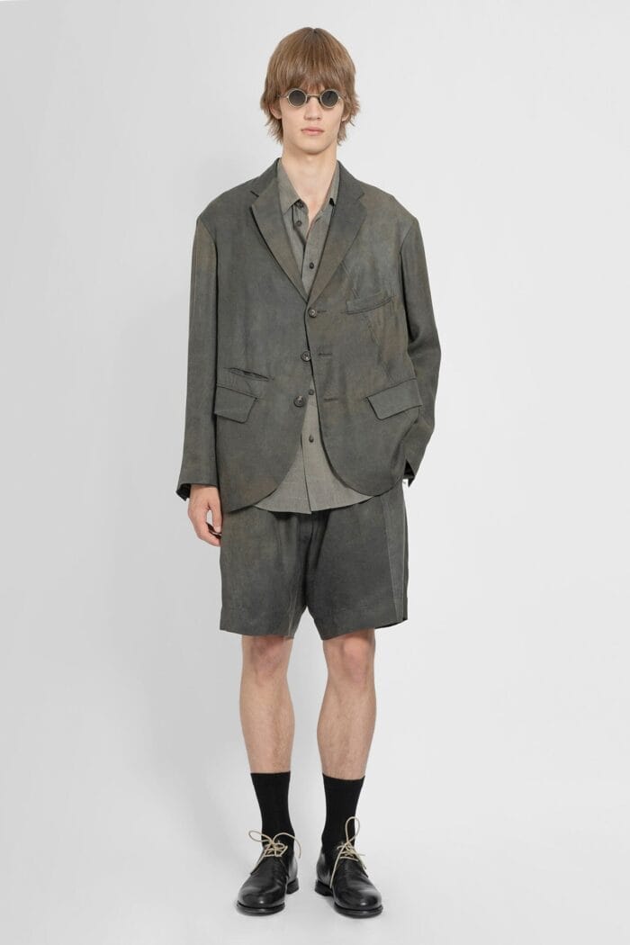 ZIGGY CHEN Pleated Suit Shorts