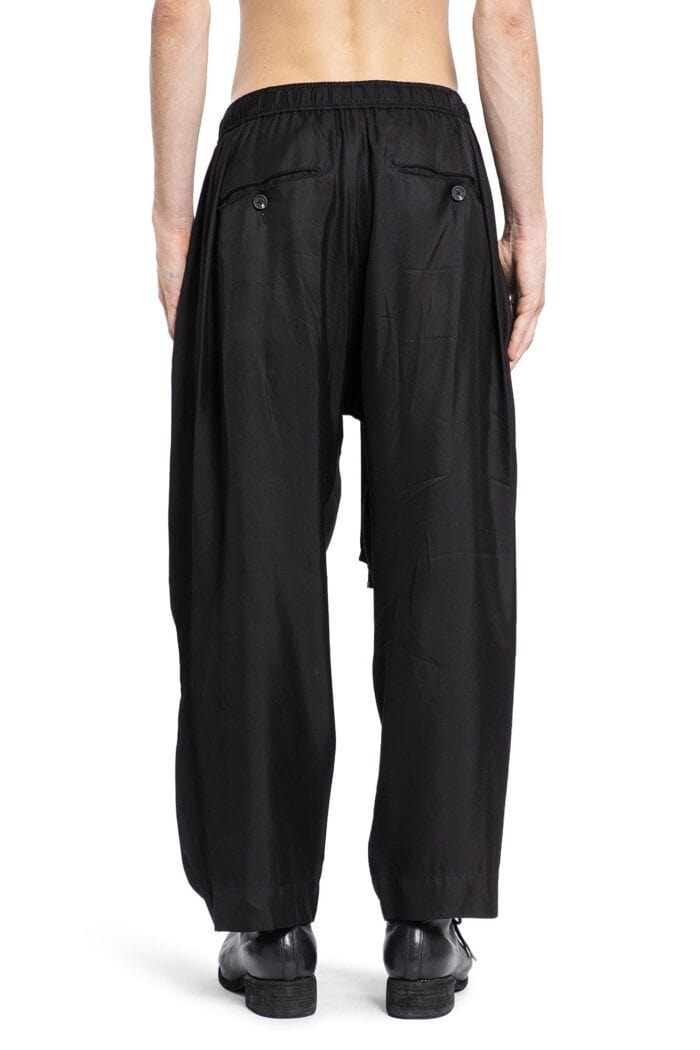 ZIGGY CHEN Viscose Rayon Drawstring Trousers