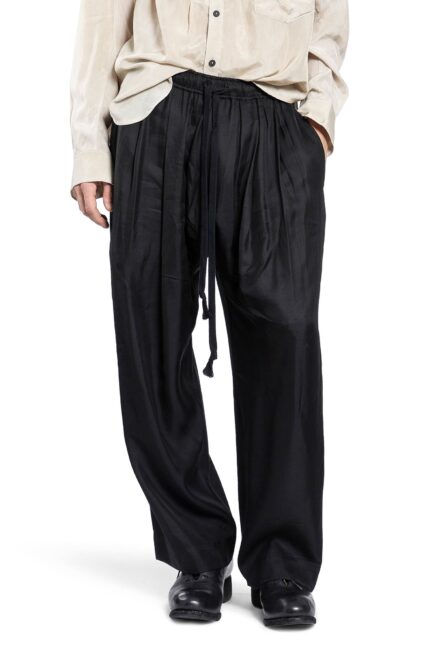 ZIGGY CHEN Viscose Rayon Drawstring Trousers