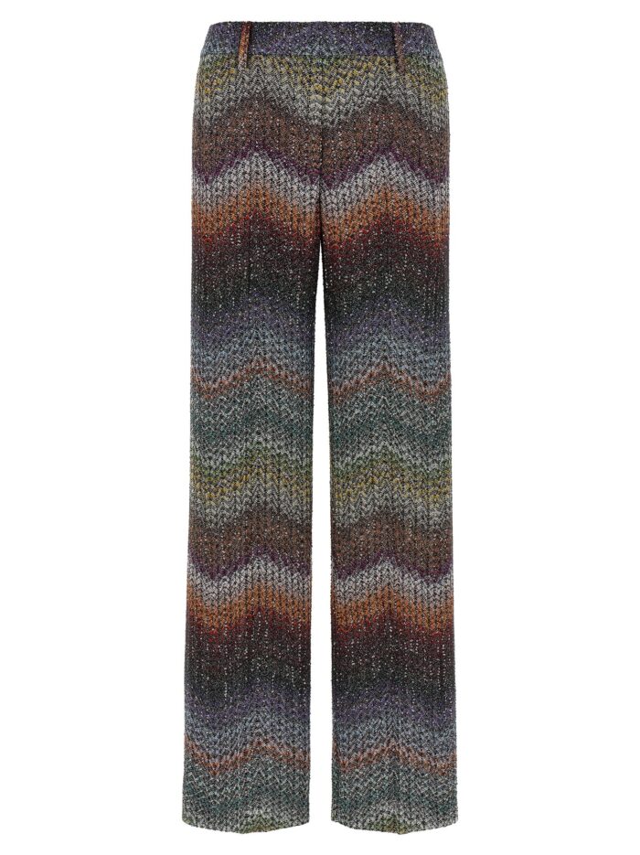 missoni zigzag lamé viscose pants Missoni Zigzag Lamé Viscose Pants