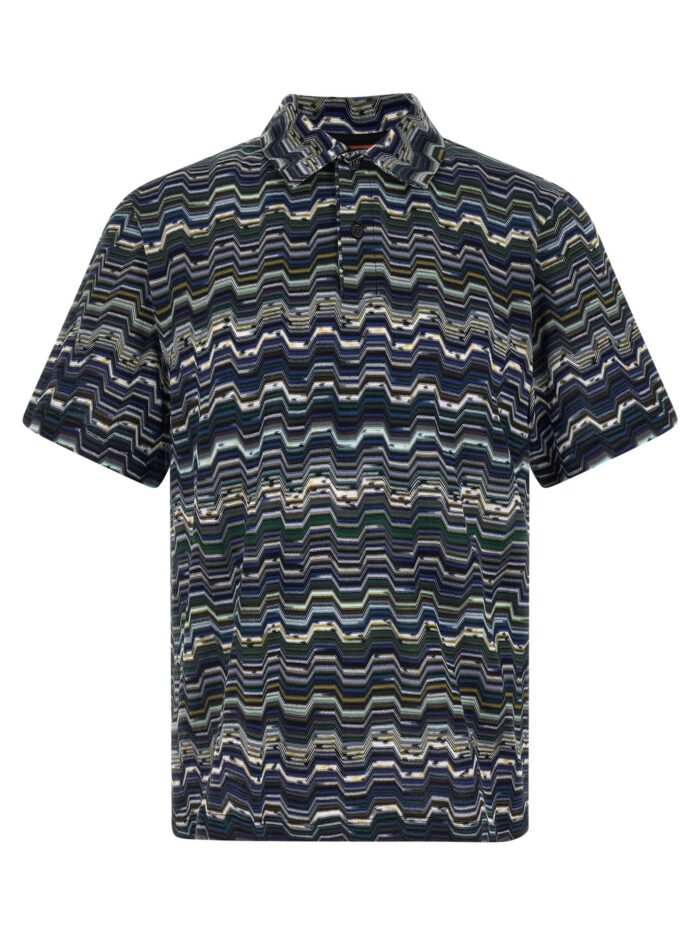 missoni zigzag polo shirt Missoni Zigzag Polo Shirt
