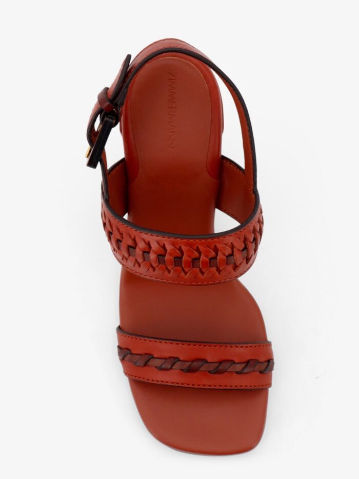 ZIMMERMANN Alchemy 85 Leather Sandals