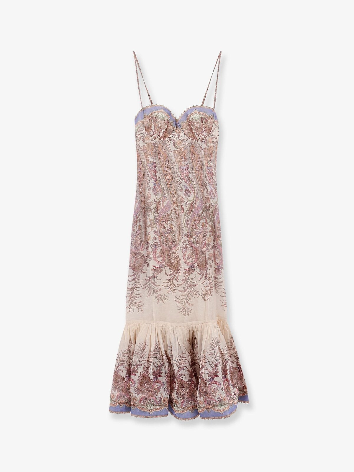 ZIMMERMANN Alchemy Gown Linen And Silk Dress