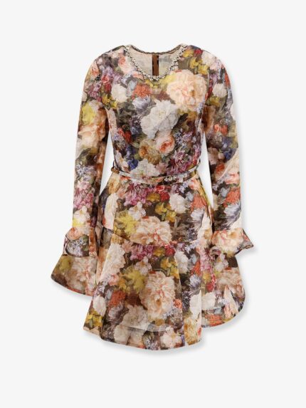 ZIMMERMANN Alchemy Linen And Silk Dress
