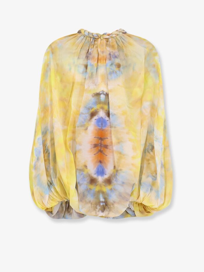 ZIMMERMANN Alchemy Twist Billow Silk Top
