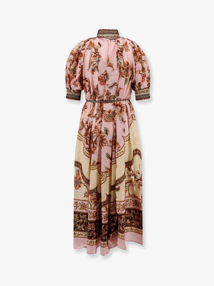 ZIMMERMANN Aster Billow Silk Long Dress