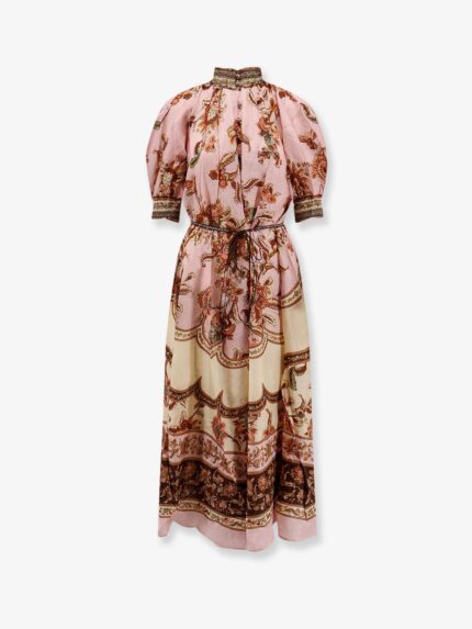 ZIMMERMANN Aster Billow Silk Long Dress