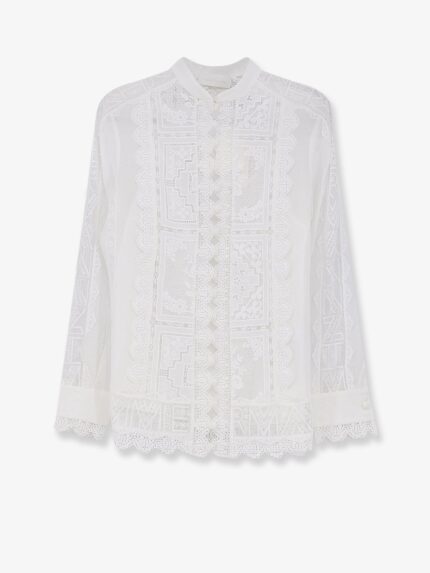 ZIMMERMANN Aster Cotton Shirt