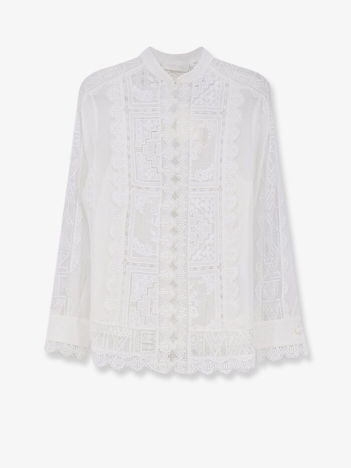 zimmermann aster cotton shirt ZIMMERMANN Aster Cotton Shirt