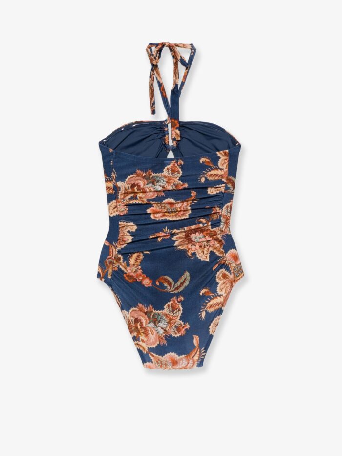 ZIMMERMANN Aster Nylon One Piece Swimsuit With Paisley Print