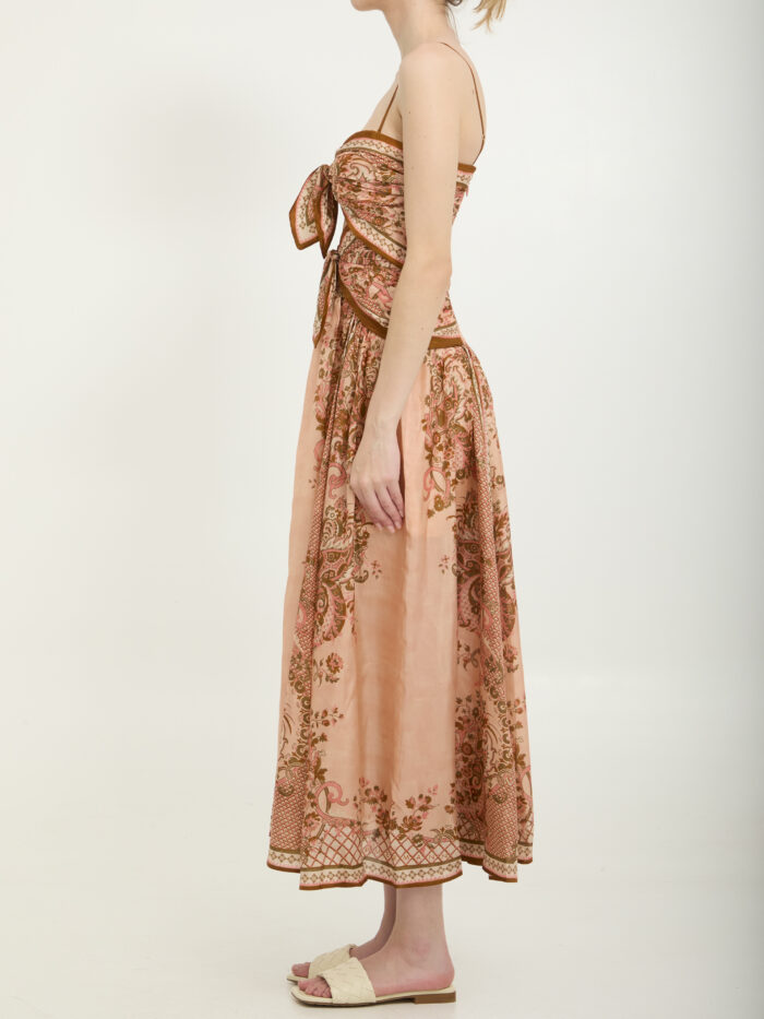 Zimmermann Aster scarf print midi dress
