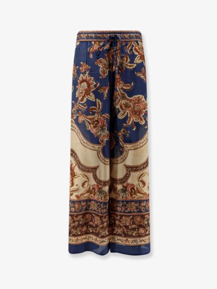 ZIMMERMANN Aster Silk Trousers