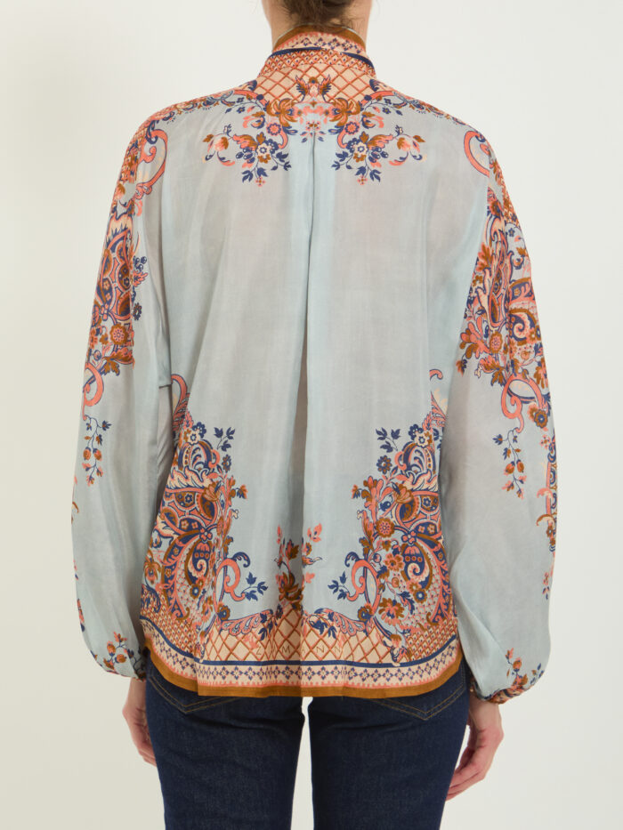 Zimmermann Aster tie neck blouse