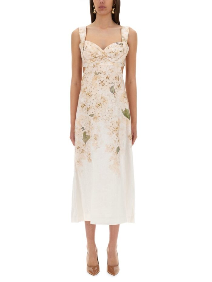 ZIMMERMANN "BALANCE" MIDI DRESS