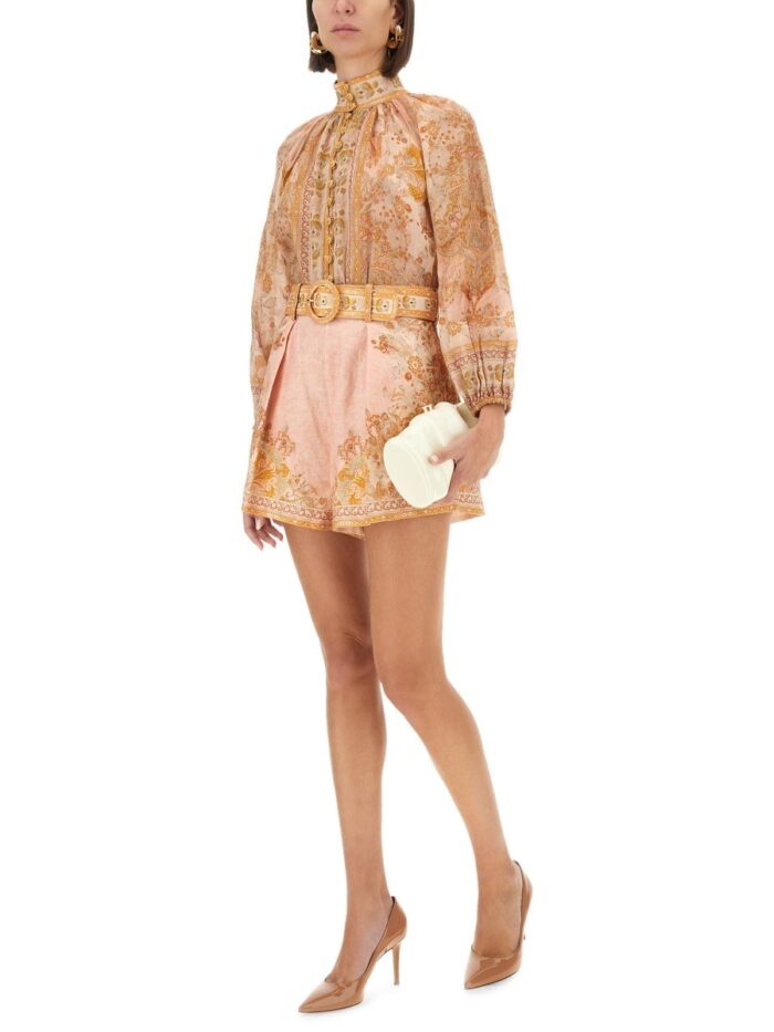 ZIMMERMANN BELTED SHORTS
