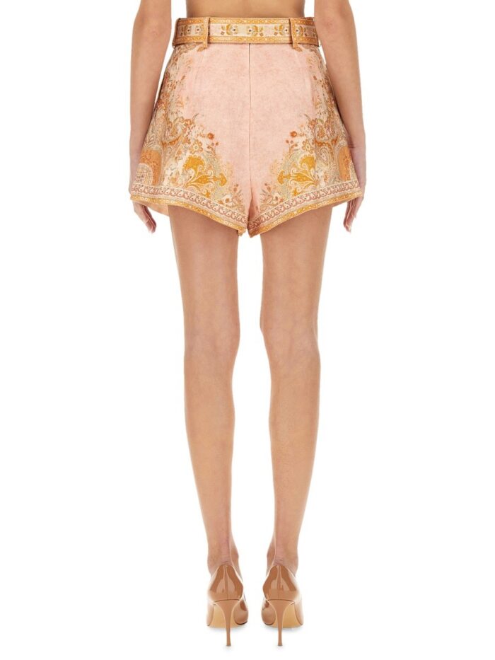 ZIMMERMANN BELTED SHORTS