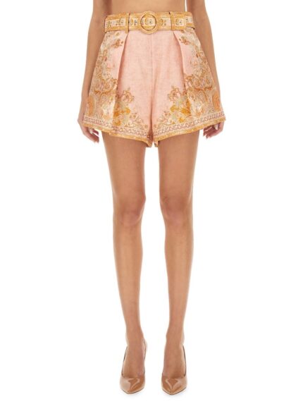 ZIMMERMANN BELTED SHORTS