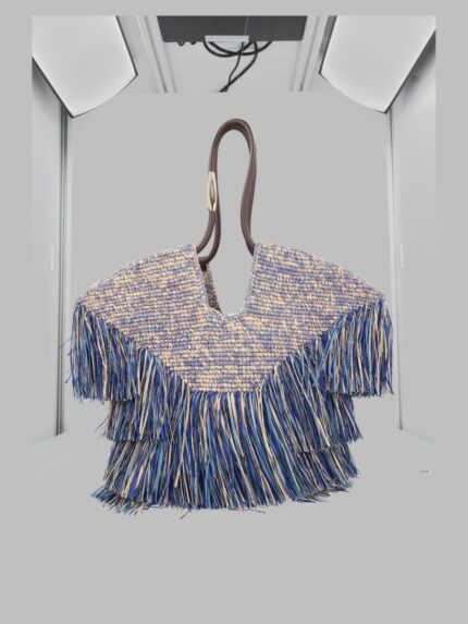 ZIMMERMANN BORSA TOTE "GOLDENTIME" MEDIUM CON FRANGE