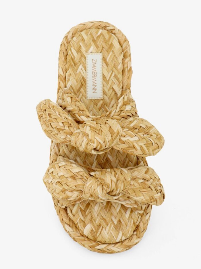 ZIMMERMANN Carousel Raffia Sandals