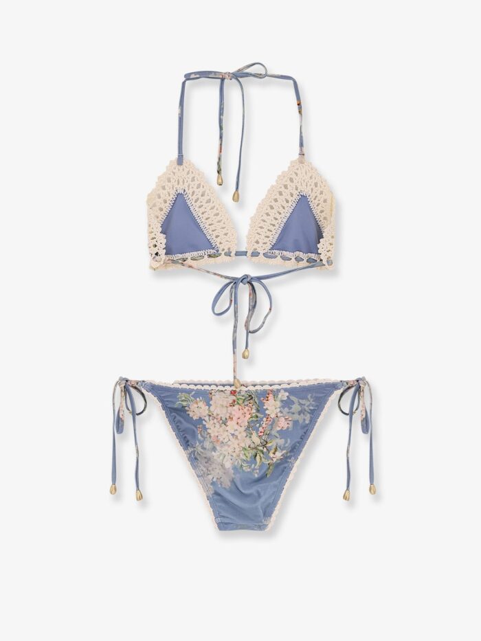 ZIMMERMANN Cascadian Bikinis With Crochet Profiles