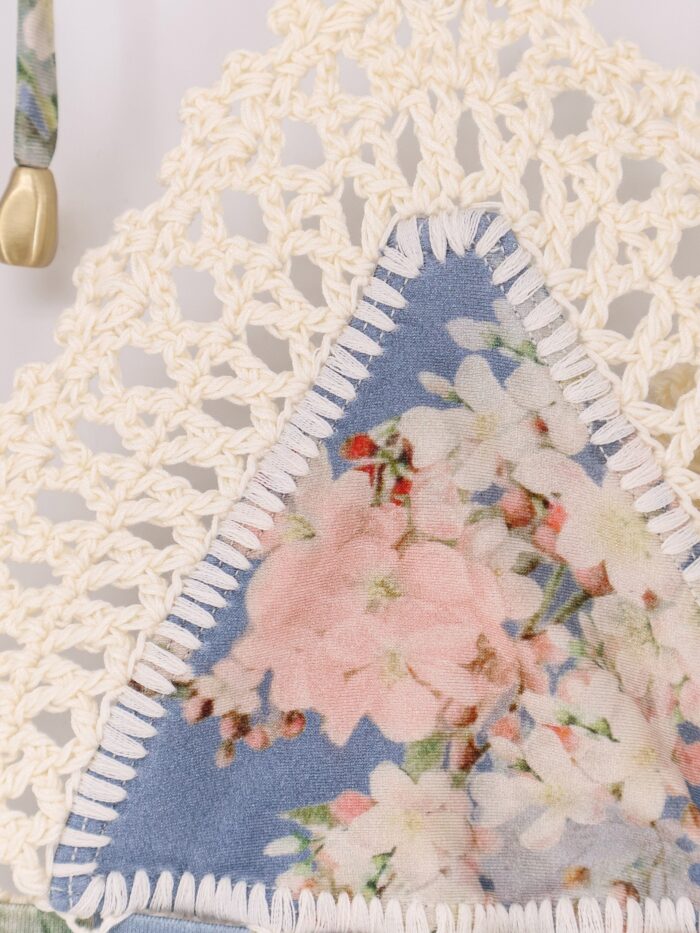 ZIMMERMANN Cascadian Bikinis With Crochet Profiles
