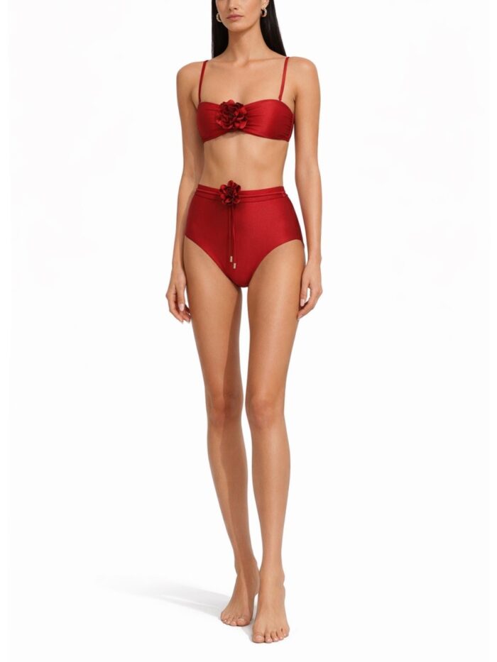 ZIMMERMANN "CASCADIAN" FLOWER BIKINI TOP