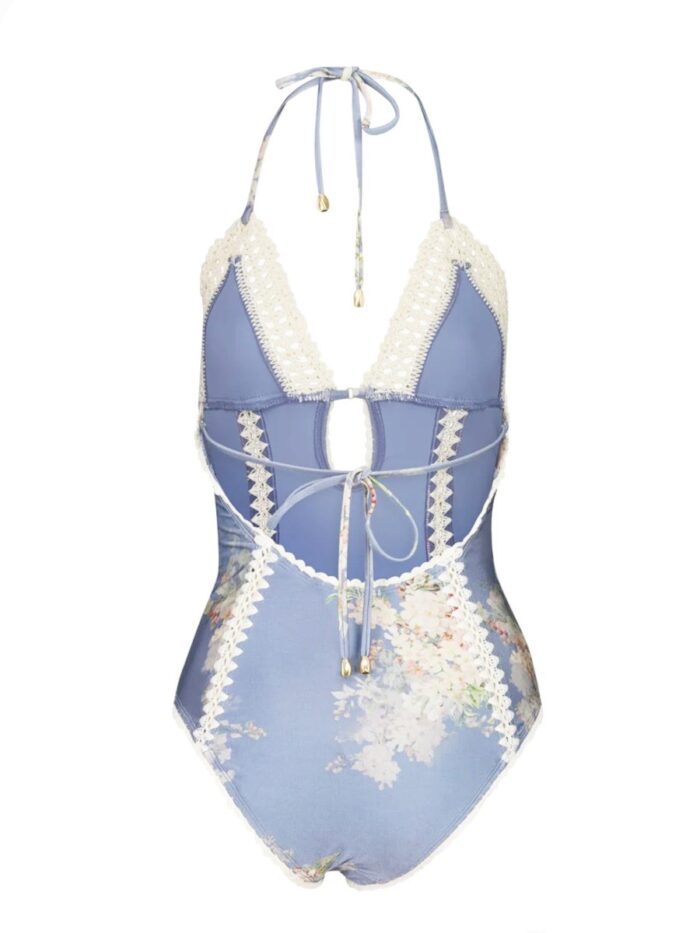 zimmermann "cascadian" one piece swimsuit ZIMMERMANN "CASCADIAN" ONE-PIECE SWIMSUIT