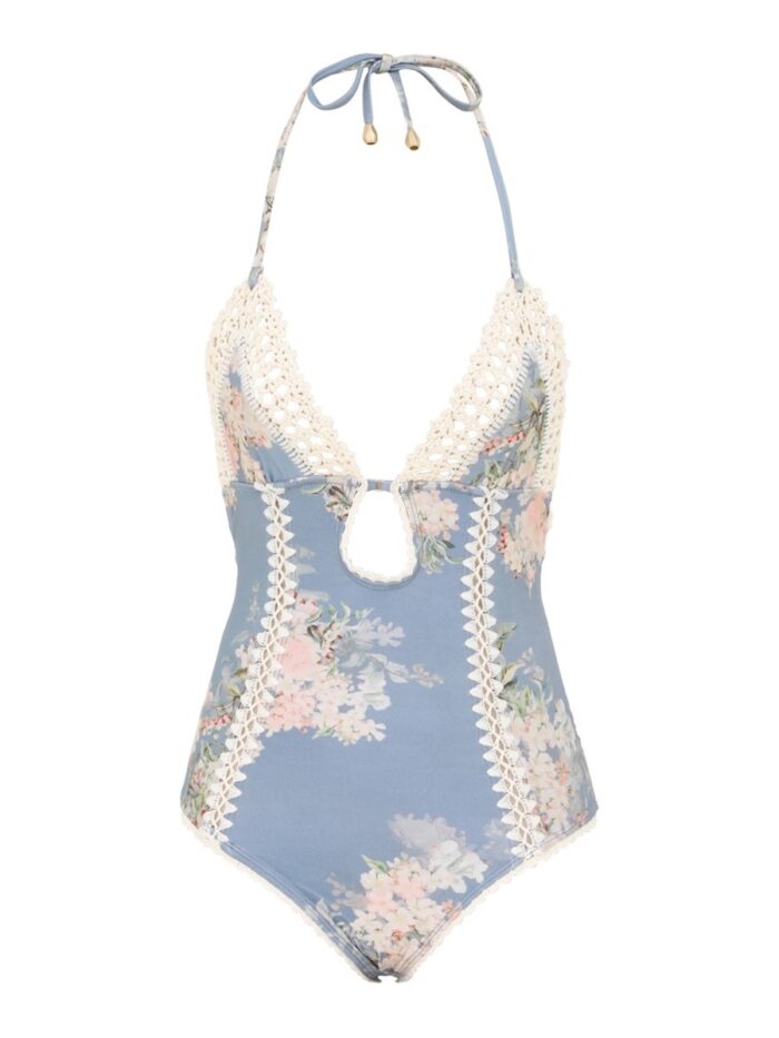 zimmermann "cascadian" one piece swimsuit ZIMMERMANN "CASCADIAN" ONE-PIECE SWIMSUIT