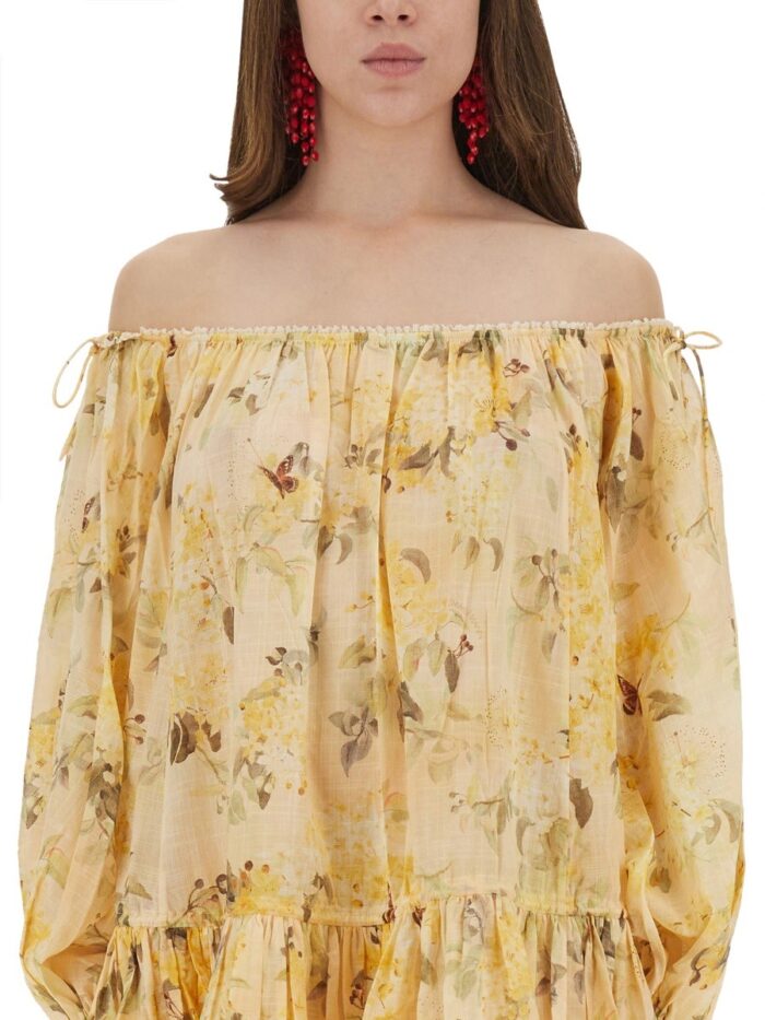 ZIMMERMANN "CASCADIAN" SHORT DRESS