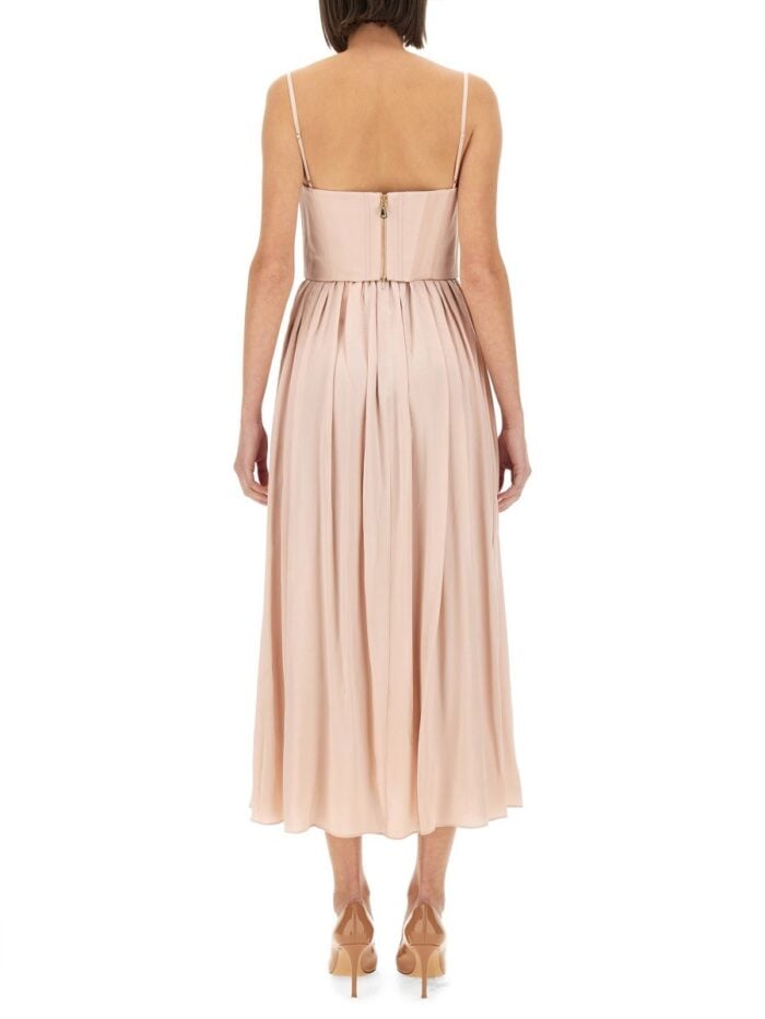 ZIMMERMANN CORSET MIDI DRESS