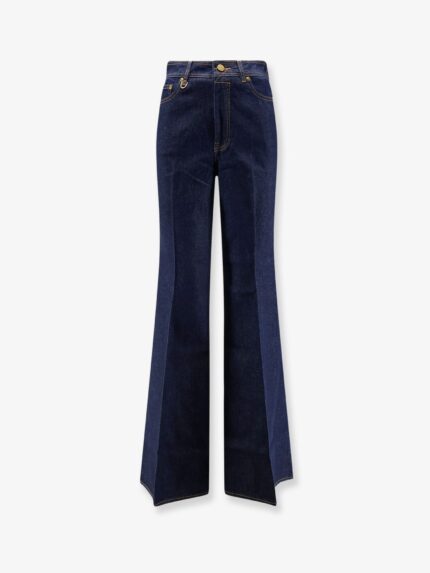 ZIMMERMANN Cotton Denim Flare Jeans