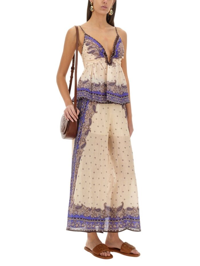 ZIMMERMANN CROPPED PANTS "MAXINE"
