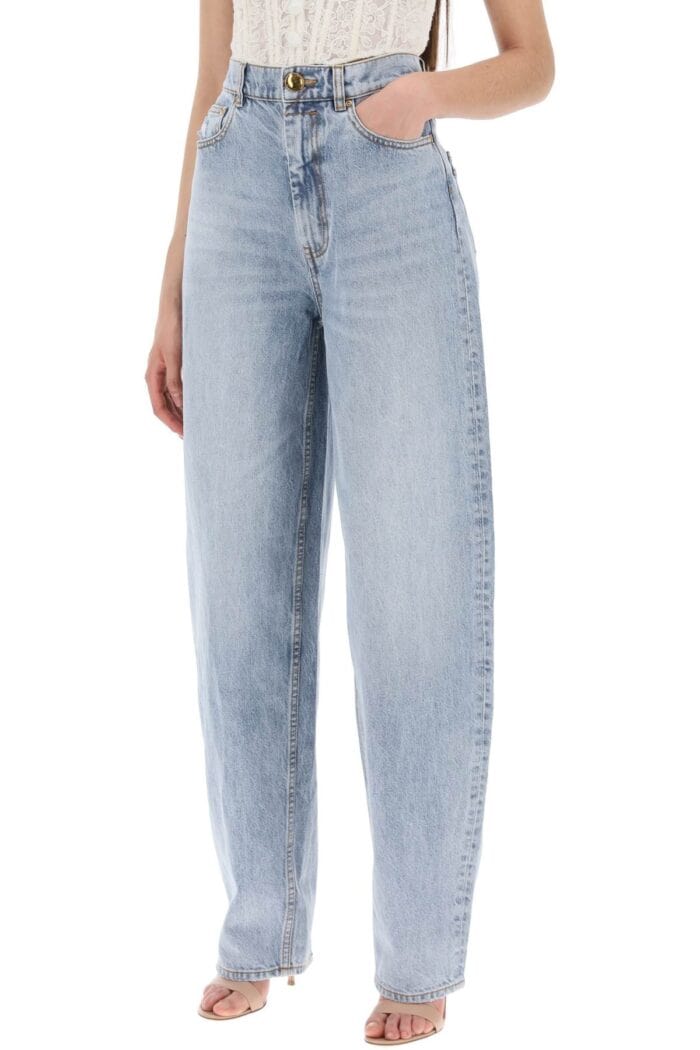 ZIMMERMANN "curved Leg Natural Jeans For