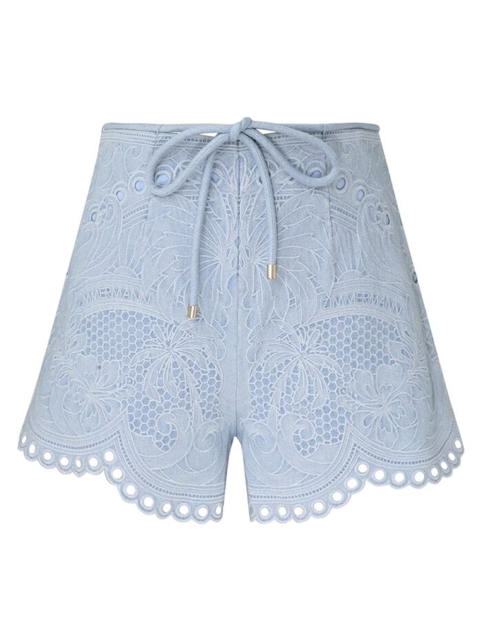 ZIMMERMANN "DAYLIGHT" DENIM SHORTS