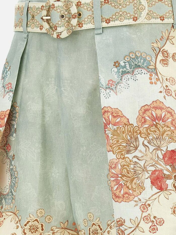 ZIMMERMANN Daylight Tuck Linen Short